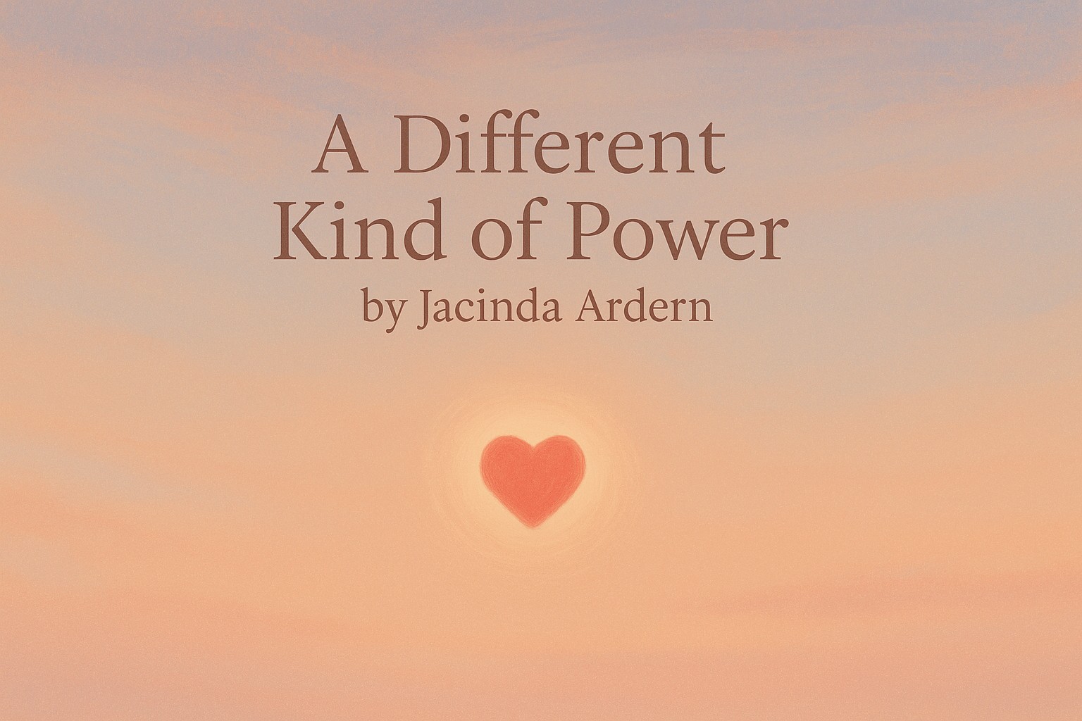 A Different Kind of Power by Jacinda Ardern — Book Review