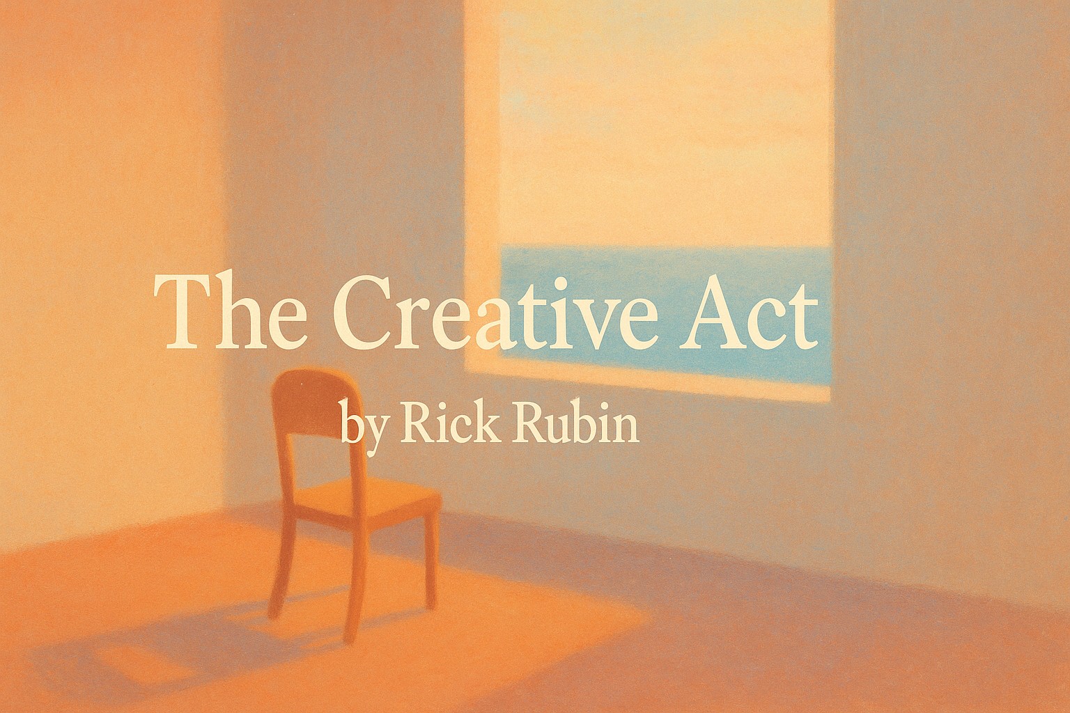 The Creative Act by Rick Rubin — Book Review